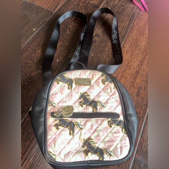 Betsey Johnson Unicorn Mini Backpack - Picture 2 of 6